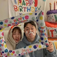 2938 people collect Korean photo frames and photos balloons and aluminum films fun birthda2938人收藏韩国相