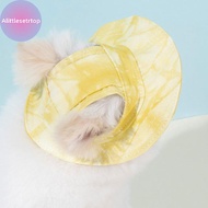Alittlesetrtop Hat Dog Sun Hat Ear-Exposing Cover Pet Fisherman Hat Accessory SG
