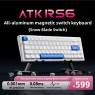 Atk Rs6 Magnetic Switch Keyboard All Aluminum Mechanical Gaming Computer Keyboard Support Ergonomics