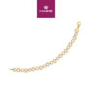 HABIB 916/22K Yellow and White Gold Bracelet B67860823