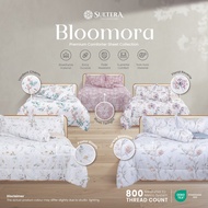 SULTERA Bedsheet Set BLOOMORA - Comforter Bedsheet Set Quilt Cover Set Cadar Hotel Bedding Set Comfo