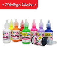 3D Fabric Paint – Crafting Paint for Fabric, Glass, Wood, and Other Uses