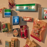 Refrigerator Stickers Japanese Style Convenience Store Japan 711 Family Mart Rosen Light Plate Magne