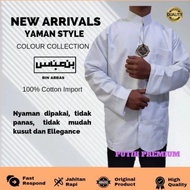 baju/kemeja koko pria koko haibah bin abbas toyobo premium original - putih xl