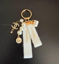 💜CHANEL 香奈兒 絲帶鎖匙扣 手機鏈 包包掛件