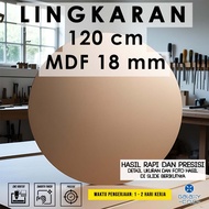 Circle 120 cm - MDF 18 mm - MDF board MDF wood board/