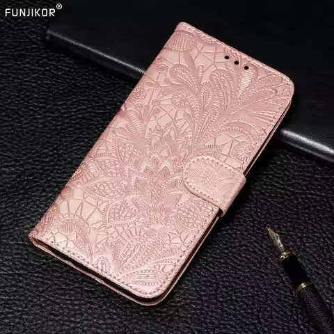 Floral Book Style Flip Leather Case For OPPO A54 A74 A94 5G Realme 6 6s C11 8 Pro A52 A72 A31 A9 A5