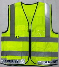 Security guard vest Hi viz outdoor keselamatan vest men.