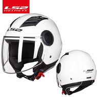 LS2 airflow motorcycle helmet 3/4 open face summer jet scooter half face motorbike helm capacete cas