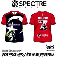 Spectre Johor Sukma 7s Rugby Team Round Neck Tee Official Merchandise
