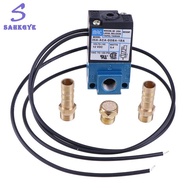 DC12V 35A-ACA-DDBA-1BA Electronic Boost Control Solenoid Valve 3 Port with 6MM Brass Tube Fittings