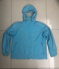 Woman lady Aigle Blue Hooded Jacket Size 42 女裝 風褸 風衣 外套