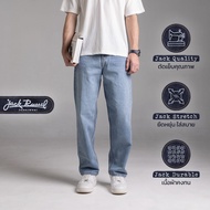 Jack Russel - Men Jeans กางเกงยีนส์ผู้ชาย ทรงขาบาน - Klassik J-BAGGY Wide leg Blue Denim