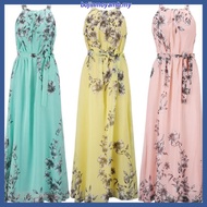 【Ready Stock】♡baju pantai wanita rok panjang Speed Tong EBAY Explosion Summer Women's Bohemian Print