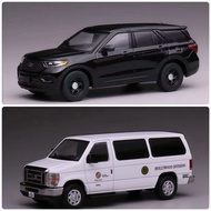 596 1/64 Hollywood Police Car Ford E Plainclothes Ford Explorer Diecast car Car Model Simulation All