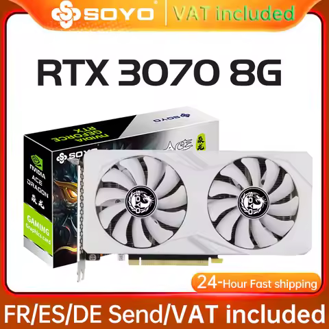 SOYO New games Graphics Cards NVIDIA GeForce RTX 3070 8GB GDDR6 256 Bit downtop GPU Video Card Compu