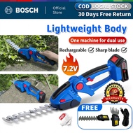 Bosch Cordless Grass Cutter and Branch Trimmer Portable Grass Cutter Electric Shrub Shear Garden Wee