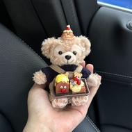 Duffy Painter Keychain Decoration Teddy Bear Cartoon Doll Bag