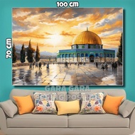 AL AQSA Mosque Poster Wall Decoration JUMBOBIG code 61-80 size 100x50cm 100x70cm 150x100cm 200x100cm