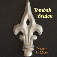 100pcs tombak plat keraton ornamen aksesoris pagar