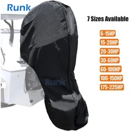6-225HP Outboard Motor Covers Trailerable Full Boat Motor Cover Waterproof 420D Oxford Fabric Outboa