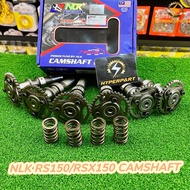 NLK PERFORMANCE RACING CAMSHAFT  RS150 RSX150 CAMSHAFT N1+ N2+ N3+ SPEC 57 62 63 65 65JACK