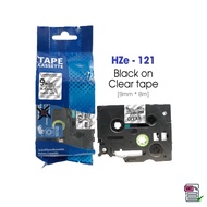 HZe 9mm*8M Label for Brother, Aimo label printers (PT-E110, PT-E300VP, E1000Pro...)