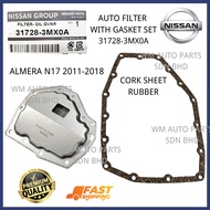 『WM』NISSAN ALMERA N17 AUTO FILTER GEAR BOX SET 31728-3MX0A