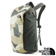 日本 The North Face 幾何迷彩拼灰色防潑水尼龍布 KABAN 26L 背囊