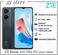 ZTE Blade V41 Vita 5G *FREE NTUC Voucher* | 6.6" FHD+ Display | 7.98mm Ultra Slim | 50MP Triple Camera