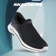 Skechers สเก็ตเชอร์ส รองเท้าผู้ชาย Men GOwalk 8 GOwalk Shoes - 216784WW-BKW - Air-Cooled Goga Mat