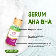 AHA BHA serum, acne serum, acne scar serum, BPOM facial serum, safe skincare Drwskincare
