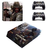 全新 For Honor PS4 Pro Playstation 4保護貼 有趣貼紙 包主機底面+2個手掣)