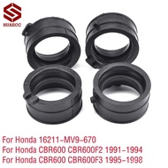 Alat Ganti Motosikal Penyesuai Antara Muka Karburetor Manifold Masukan Untuk Honda CBR600 CBR 600 F2