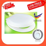 Local made Goldolphine White Toilet Bowl Seat Cover With Screw / Penutup Mangkuk Tandas Tempat Duduk Tandas Toilet Cover