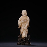 清代壽山石羅漢擺件