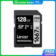 Lexar | การ์ดหน่วยความจำ UHS-II SDXC 128GB 1667x U3 V60 ความเร็วสูง