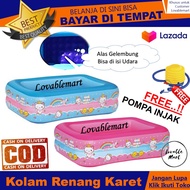 FREE BONUS POMPA..!! Kolam Renang Karet Anak Ukuran Besar 1 pc Bisa Bayar di Tempat Laz COD Swimming