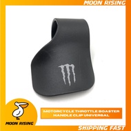 MOTORCYCLE THROTTLE CLAMP THROTTLE BOASTER HANDLE CLIP UNIVERSAL BLACK