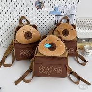 Cute Kapibara Backpack Kids School Bag Backpack Kids Girl Travel School Bag Boy School Bag Girl