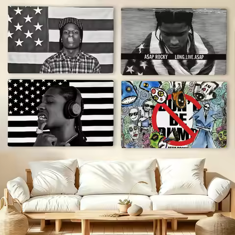 American rapper A-Asap R-Rocky flag For Living Room Home Dorm Decor Wall Outdoor Camping Party Banne