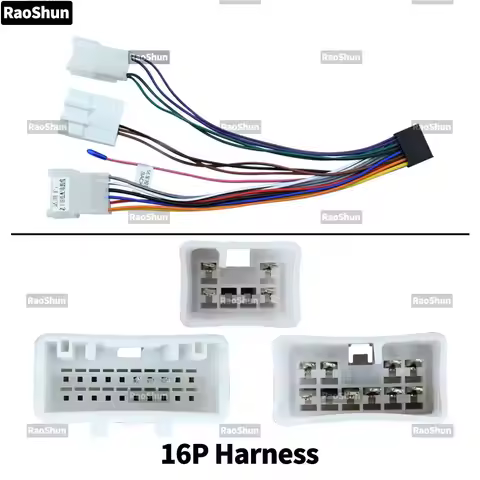 Car Android Radio 16 Pin Harness Plug Adapter Canbus Decoder For Toyota Allion Premio Alphard Avensi