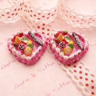 Pocket Doll House Simulation Cake Resin Accessories Shooting Props Model House Material Doll House A