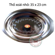 Stainless Steel 304 Oval Mango Plate Is Long Deep And Steamed Fish To Escape The Induction Hob