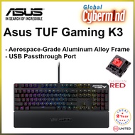 ASUS TUF K3 MECHANICAL GAMING KEYBOARD WITH LIGHTING ( brought to you by Global Cybermind )