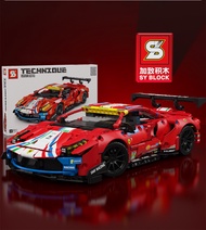 Đồ Chơi Lắp Ráp Kiểu Lego Điều Khiển Từ Xa Siêu Xe Ferrari 488 GTE Model SY8613 Với 1206 Mảnh Ghép