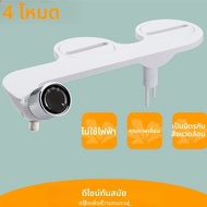 Bidet Toilet Seat ใหม่น้ําหนักเบา Ultra-thin Non-Electric Ass Sprayer หัวฉีดคู่ปรับความดันน้ํา Bidet