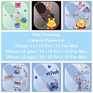 iPhone 13 Pro Max Full Coverage Camera Protector Disneyland Stitch iPhone 12 Pro Max Camera Lens Protector Crystal Clear Winnie the Pooh iPhone 11 Pro Camera Lens Sticker