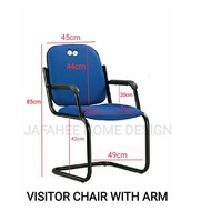 【JFW】 3V VISITOR CHAIR WITH ARMREST/OFFICE CHAIR