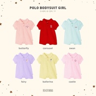 BOHOPANNA - POLO BODYSUIT Girl - Baby Girl Jumper Bodysuit Baby Girl Jumpsuit Baby Girl
